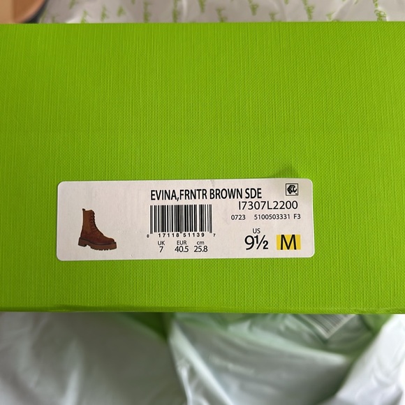 NEW in box SAM EDELMAN evina boot in brown suede size 9.5 - Picture 5 of 5